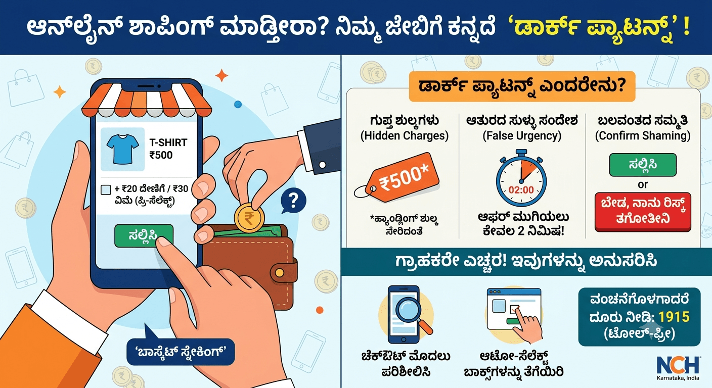 ಝೆಪ್ಟೋ, ಬುಕ್ಮೈಶೋಗೆ ಕೋಟಿ ದಂಡ! ಏನಿದು ಗ್ರಾಹಕರನ್ನು ಬುಟ್ಟಿಗೆ ಹಾಕಿಕೊಳ್ಳುವ ‘ಡಾರ್ಕ್ ಪ್ಯಾಟರ್ನ್’?